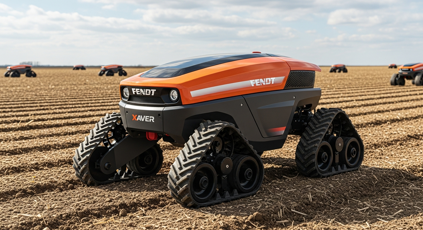 AGCO Fendt Xaver agricultural robot