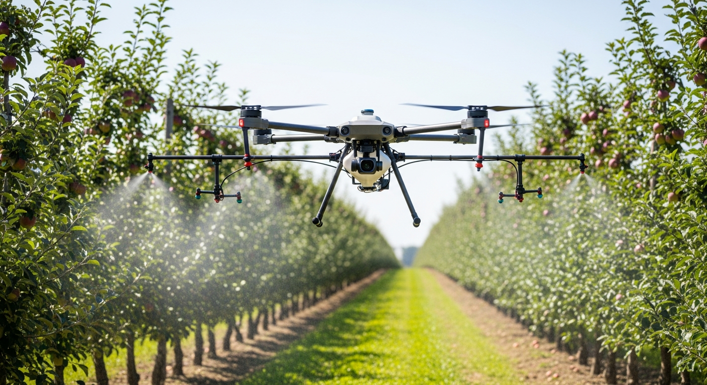 DJI Agras T25 agricultural robot