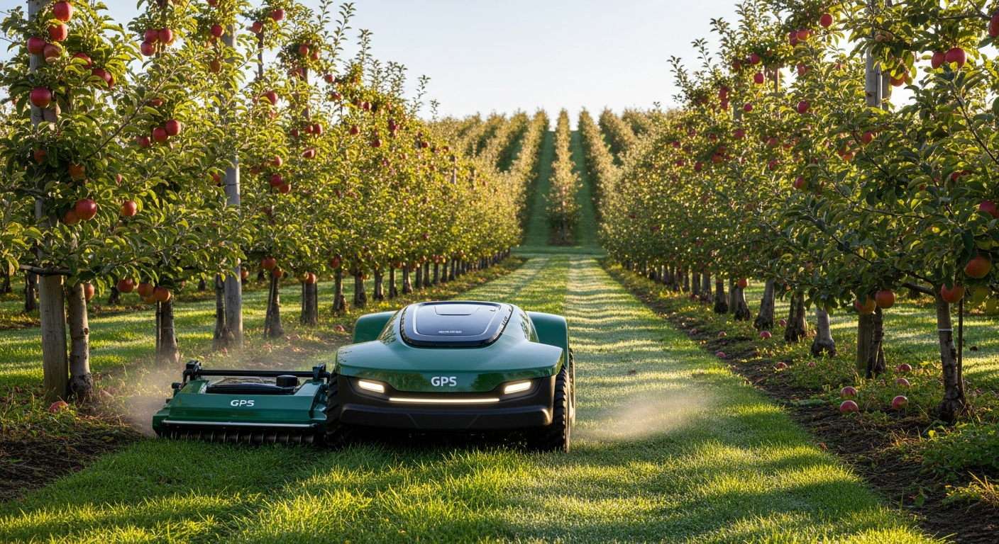 GreenBot Semi-Autonomous Mower agricultural robot