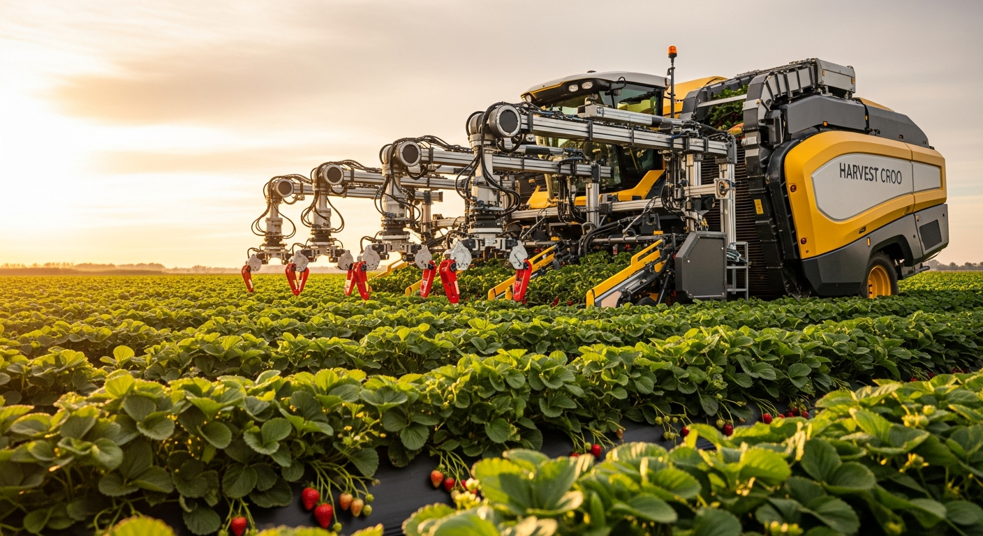 Harvest CROO Berry Harvester agricultural robot