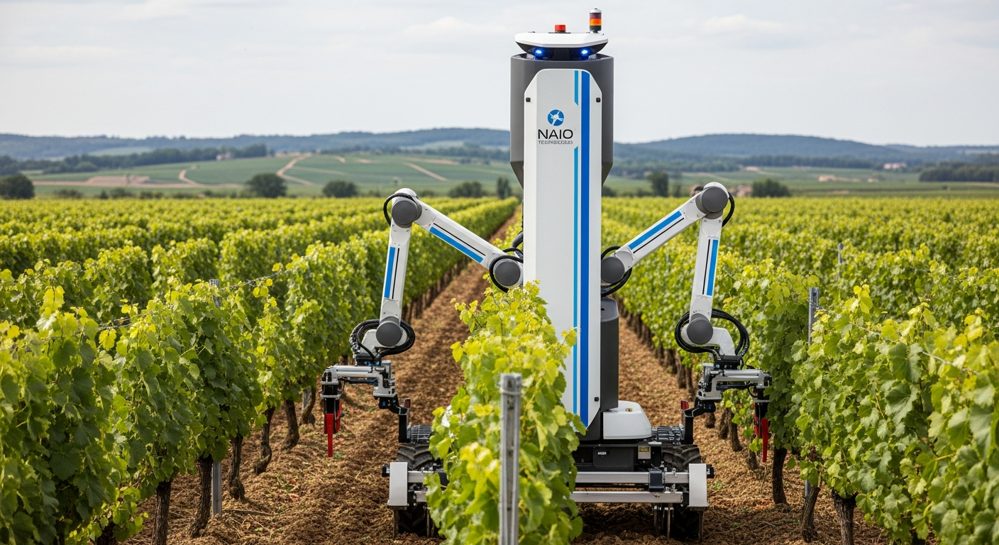Naio Ted Vineyard Robot agricultural robot